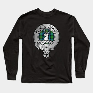 Clan Colquhoun Crest & Tartan Long Sleeve T-Shirt